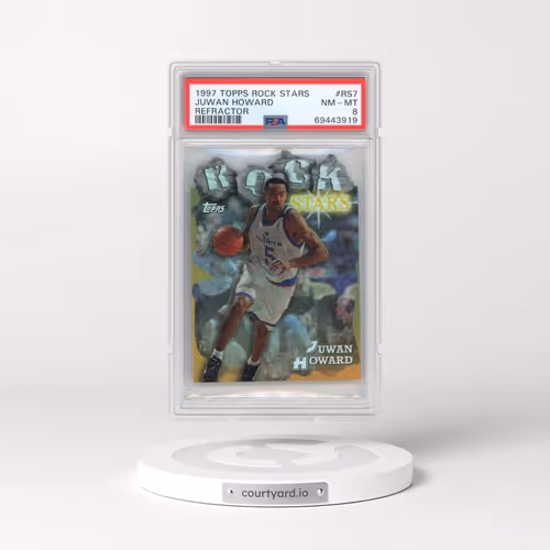 1997 Topps Rock Stars #RS7 Juwan Howard - Refractor (PSA 8 NM-MT)