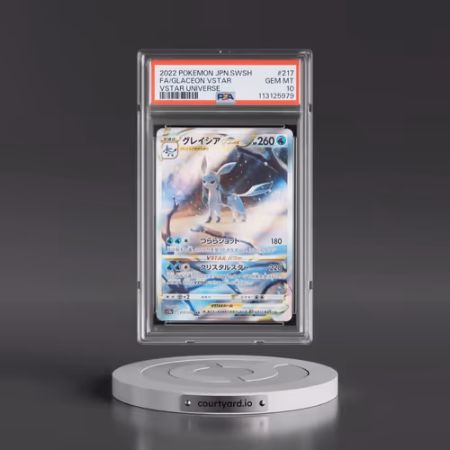 2022 Pokémon Sword & Shield Vstar Universe #217 Glaceon Vstar - Full Art (PSA 10 GEM MINT)