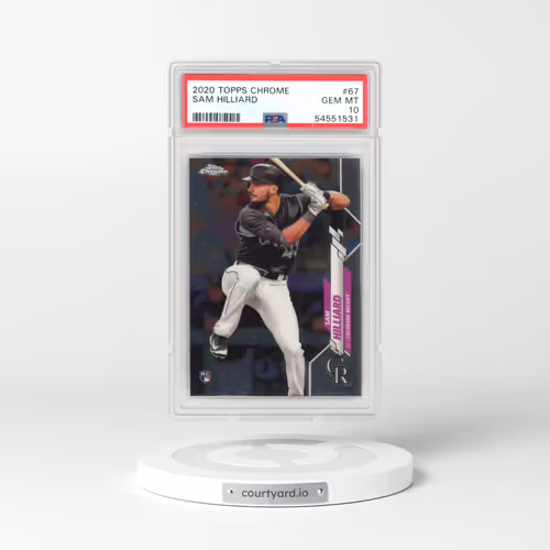 2020 Topps Chrome #67 Sam Hilliard (PSA 10 GEM MINT)