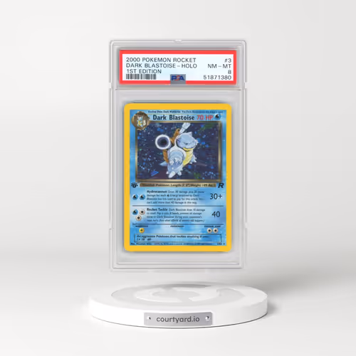 2000 Pokémon Rocket #3 Dark Blastoise - 1st Edition Holo (PSA 8 NM-MT)