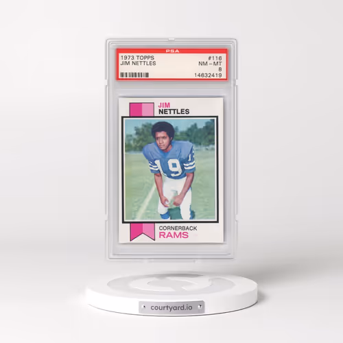 1973 Topps #116 Jim Nettles (PSA 8 NM-MT)