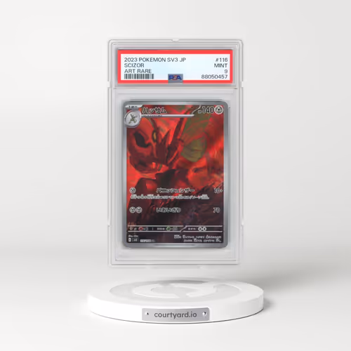 2023 Pokémon SV3-Ruler of the Black Flame #116 Scizor - Art Rare (PSA 9 MINT)