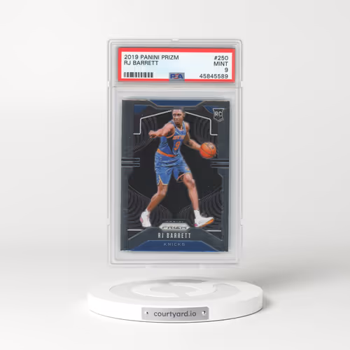 2019 Panini Prizm #250 RJ Barrett (PSA 9 MINT)