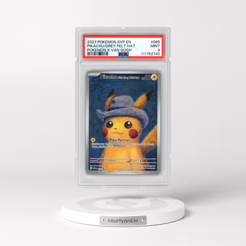 2023 Pokémon Svp EN-SV Black Star Promo #085 Pikachu With Grey Felt Hat - Pokemon X Van Gogh (PSA 9