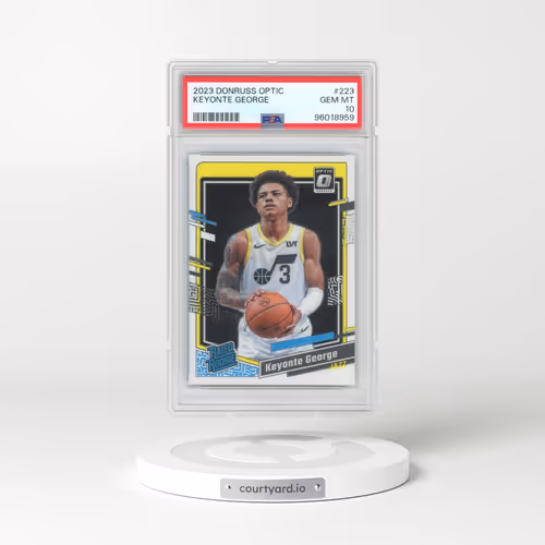 2023 Panini Donruss Optic #223 Keyonte George (PSA 10 GEM MINT)