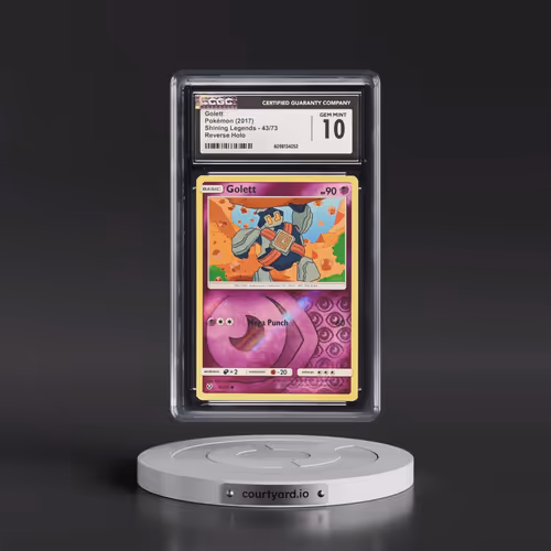 2017 Shining Legends #43/73 Golett - Reverse Holo (CGC 10 GEM MINT)