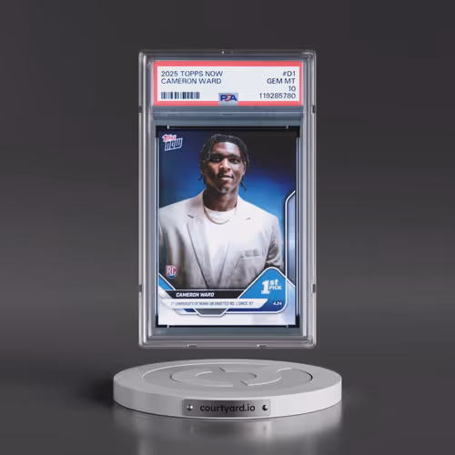 2025 Topps Now #D1 Cameron Ward (PSA 10 GEM MINT)