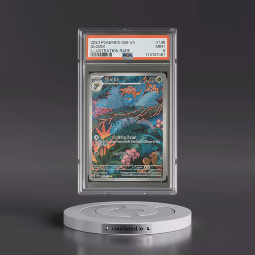 2023 Pokémon Obf EN-Obsidian Flames #198 Gloom - Illustration Rare (PSA 9 MINT)