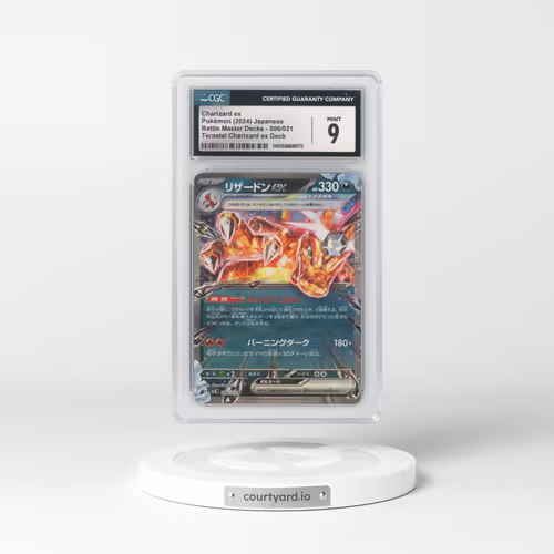2024 Battle Master #006/021 Charizard ex - Terastal Charizard ex Deck (svJL) (CGC 9 MINT)