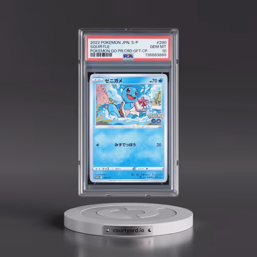2022 Pokémon S Promo #290 Squirtle - Pokemon Go Promo Card Gift Campaign (PSA 10 GEM MINT)