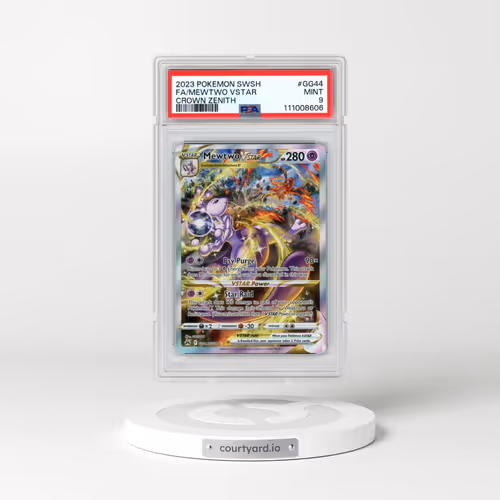 2023 Pokémon Sword and Shield Crown Zenith #GG44 Mewtwo Vstar - Full Art (PSA 9 MINT)