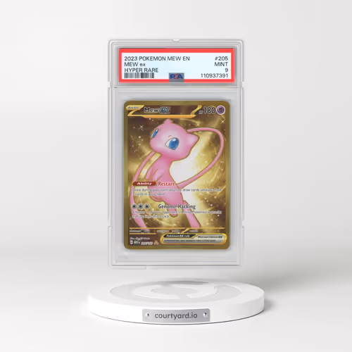2023 Pokémon Mew EN-151 #205 Mew EX - Holo Hyper Rare (PSA 9 MINT)