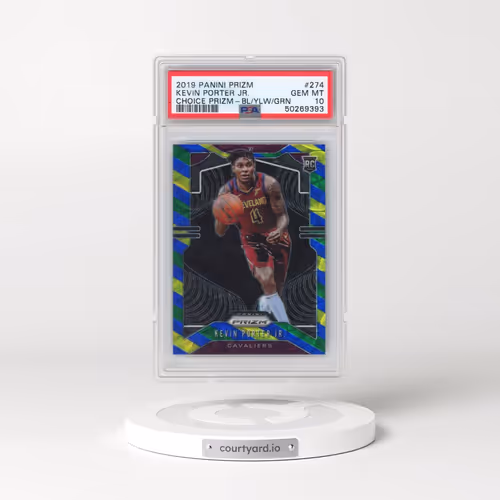2019 Panini Prizm #274 Kevin Porter Jr. - Choice Prizm-Blue/Yellow/Green (PSA 10 GEM MINT)