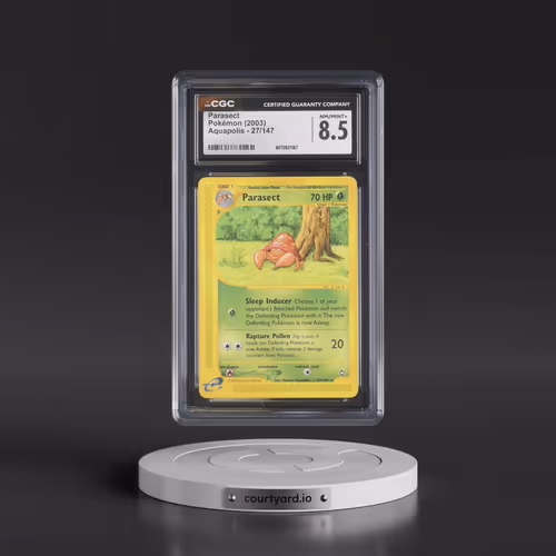 2003 Aquapolis #27/147 Parasect (CGC 8.5 NM-MT+)
