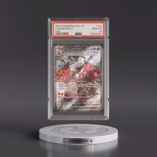 2023 Pokémon Sv4a-Shiny Treasure EX #331 Charizard EX - Holo Ssr (PSA 10 GEM MINT)