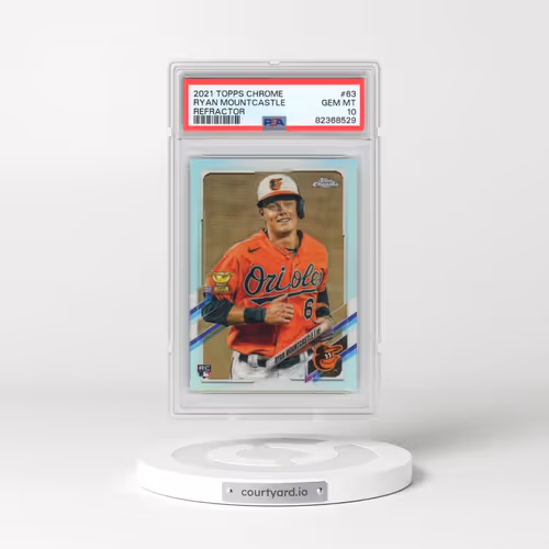 2021 Topps Chrome #63 Ryan Mountcastle - Refractor (PSA 10 GEM MINT)