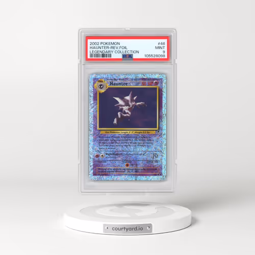 2002 Pokémon Legendary Collection #46 Haunter - Reverse Foil (PSA 9 MINT)