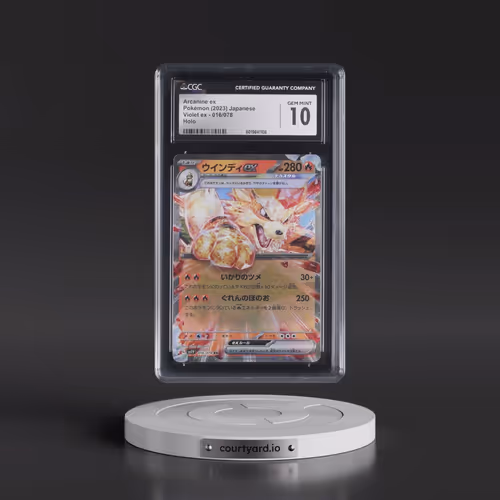2023 Violet ex #016/078 Arcanine ex - Holo (CGC 10 GEM MINT)