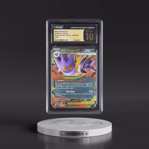 2025 Pokémon Pfl EN-Phantasmal Flames #056 Mega Gengar EX - Holo (CGC 10 PRISTINE)