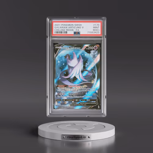2021 Pokémon Sword & Shield Chilling Reign #170 Galarian Articuno V - Holo Full Art (PSA 9 MINT)