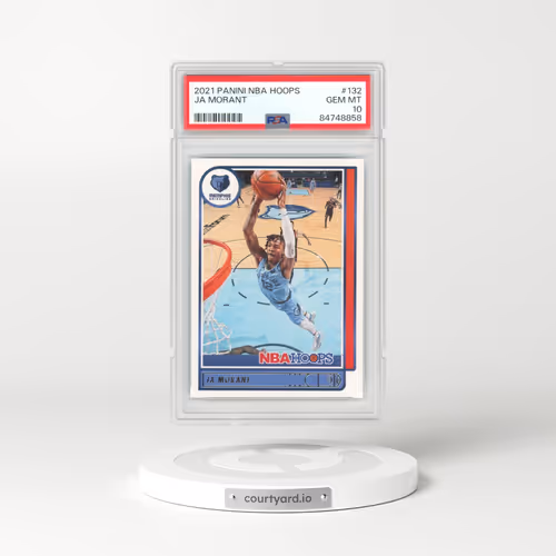 2021 Panini NBA Hoops #132 Ja Morant (PSA 10 GEM MINT)