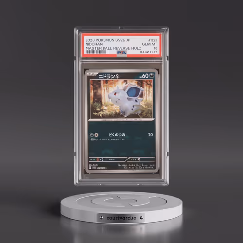 2023 Pokémon Sv2a-Pokémon 151 #029 Nidoran - Reverse Holo Master Ball (PSA 10 GEM MINT)
