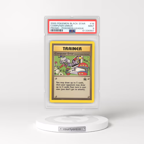 1999 Black Star Promos #16 Computer Error (PSA 9 MINT)