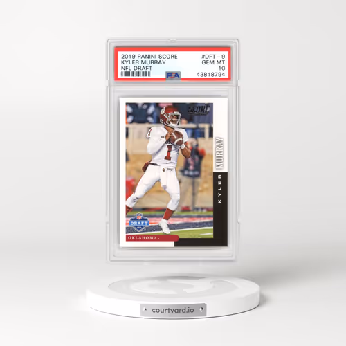 2019 Panini Score NFL Draft #DFT9 Kyler Murray (PSA 10 GEM MINT)