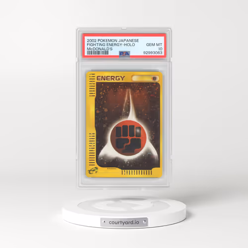 2002 Pokémon McDonald's Fighting Energy - Holo (PSA 10 GEM MINT)