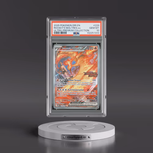 2025 Pokémon Dri EN-Destined Rivals #229 Team Rocket's Moltres EX - Holo Team Rocket's Moltres EX Ul