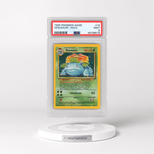 1999 Pokémon Game #15 Venusaur - Holo (PSA 9 MINT)