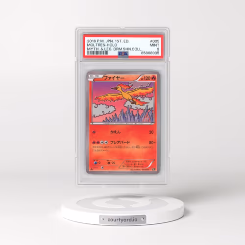 2016 Pokémon Mythical & Legendary Dream Shine Collection #005 Moltres - 1st Edition Holo (PSA 9 MINT