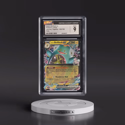2025 Pokémon Jtg EN-Journey Together #053 Iono's Bellibolt EX - Holo (CGC 9 MINT)