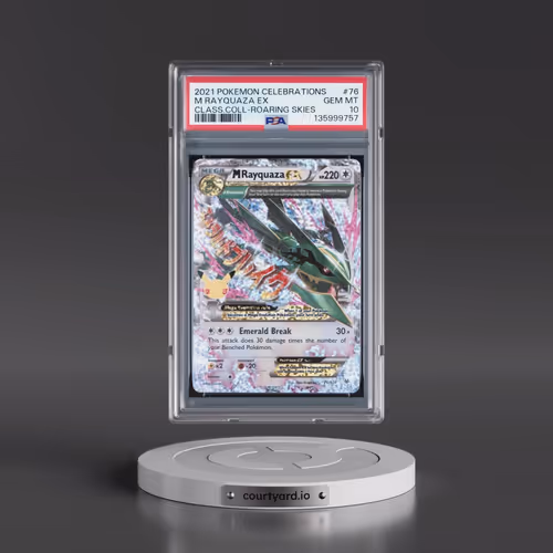 2021 Pokémon Celebrations Classic Collection #76 M Rayquaza EX - Holo (PSA 10 GEM MINT)