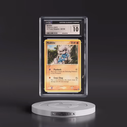 2007 EX Power Keepers #55/108 Meditite (CGC 10 GEM MINT)