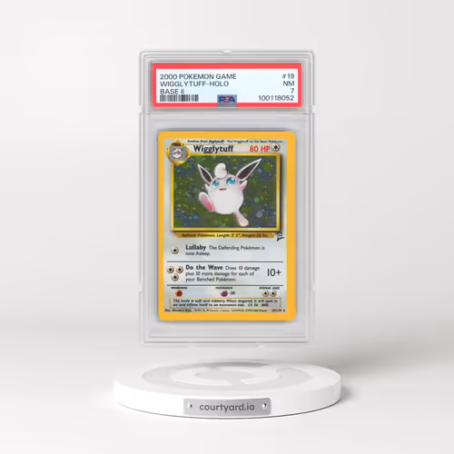 2000 Pokémon Game Base II #19 Wigglytuff - Holo (PSA 7 NM)