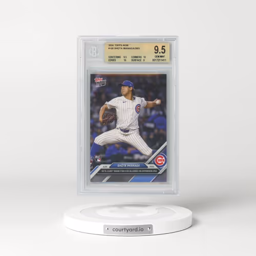 2024 Topps Now #105 Shota Imanaga/2601* (BGS 9.5 GEM MINT)