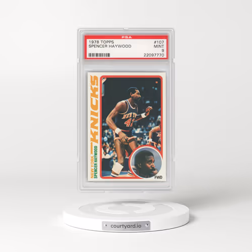 1978 Topps #107 Spencer Haywood (PSA 9 MINT)