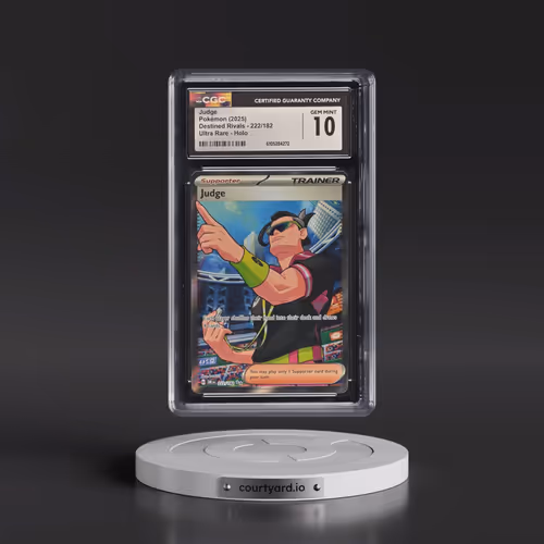 2025 Pokémon Dri EN-Destined Rivals #222 Judge - Ultra Rare (CGC 10 GEM MINT)