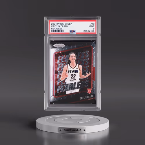 2024 Panini Prizm WNBA Fearless #10 Caitlin Clark (PSA 9 MINT)