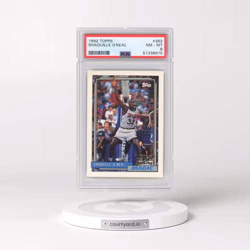 1992 Topps #362 Shaquille O'Neal (PSA 8 NM-MT)