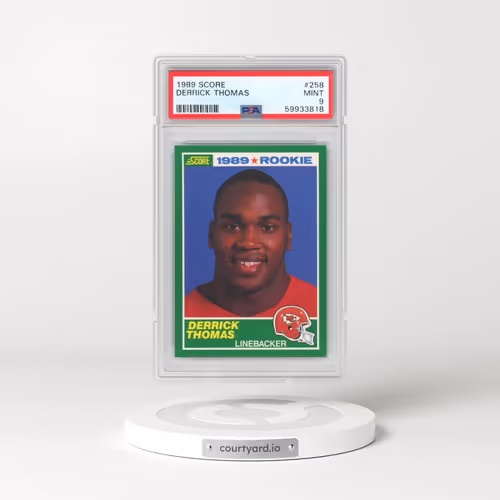 1989 Score #258 Derrick Thomas (PSA 9 MINT)