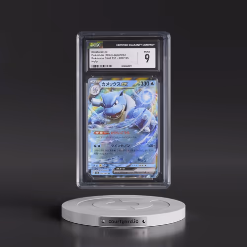 2023 Pokémon Card 151 #009/165 Blastoise ex - Holo (CGC 9 MINT)