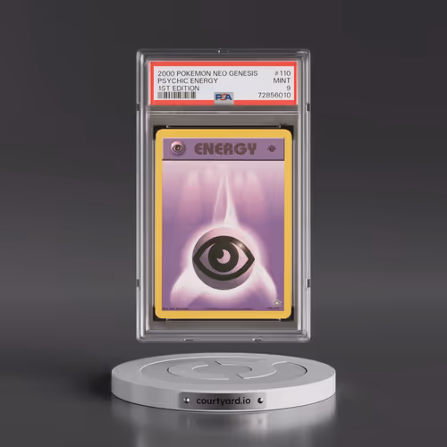 2000 Pokémon Neo Genesis #110 Psychic Energy - 1st Edition (PSA 9 MINT)