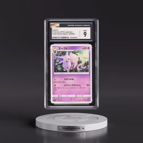 2018 Super-Burst Impact #040/095 Espeon (CGC 9 MINT)