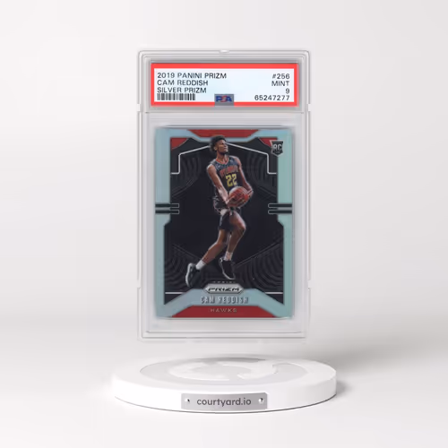 2019 Panini Prizm #256 Cam Reddish - Silver Prizm (PSA 9 MINT)