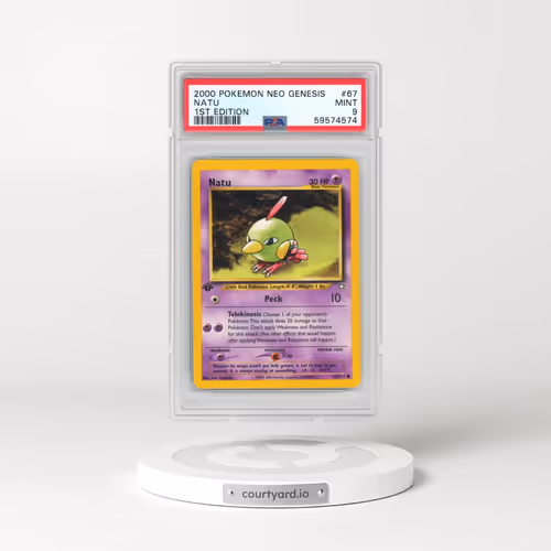 2000 Pokémon Neo Genesis #67 Natu - 1st Edition (PSA 9 MINT)