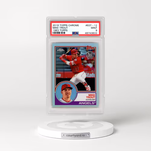 2018 Topps Chrome 1983 Topps #83T-12 Mike Trout (PSA 9 MINT)