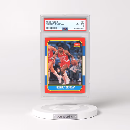 1986 Fleer #71 Rodney McCray (PSA 8 NM-MT)