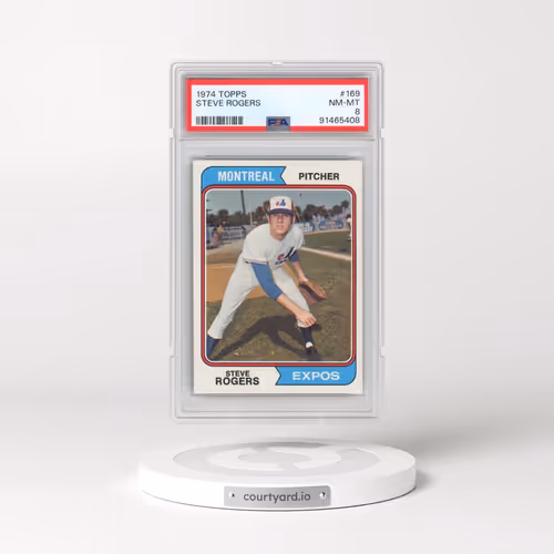 1974 Topps #169 Steve Rogers (PSA 8 NM-MT)